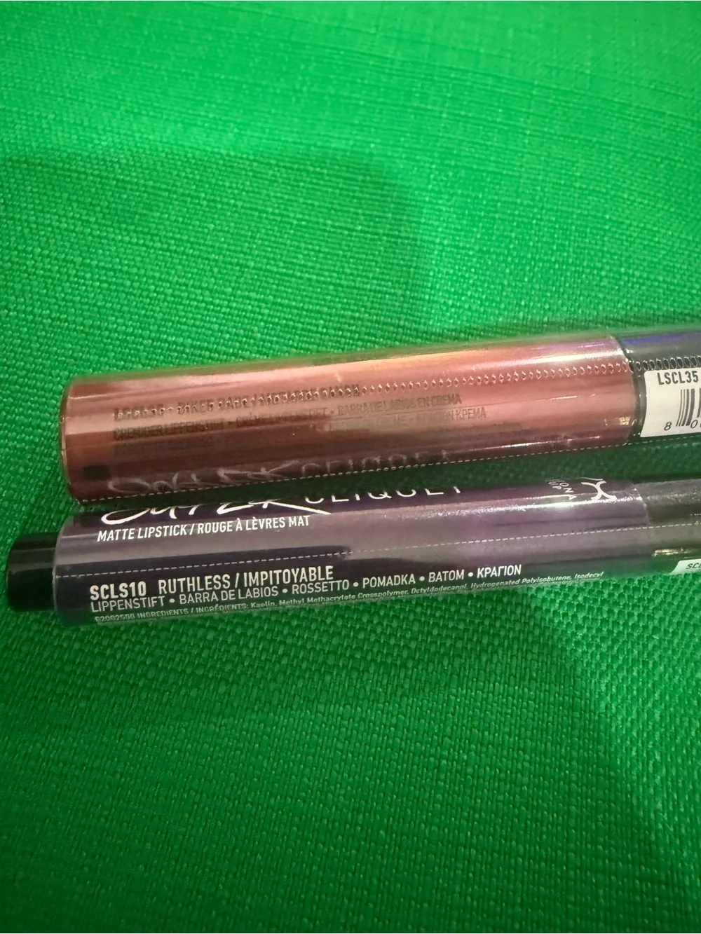 NYX lipsticks -Suede liquid lipstick -LSCL 35/Super Cliquey Matte-Ruthless